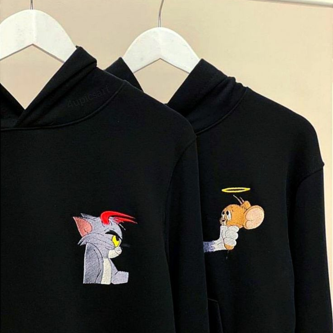 Tom & Jerry Couple Hoodies
