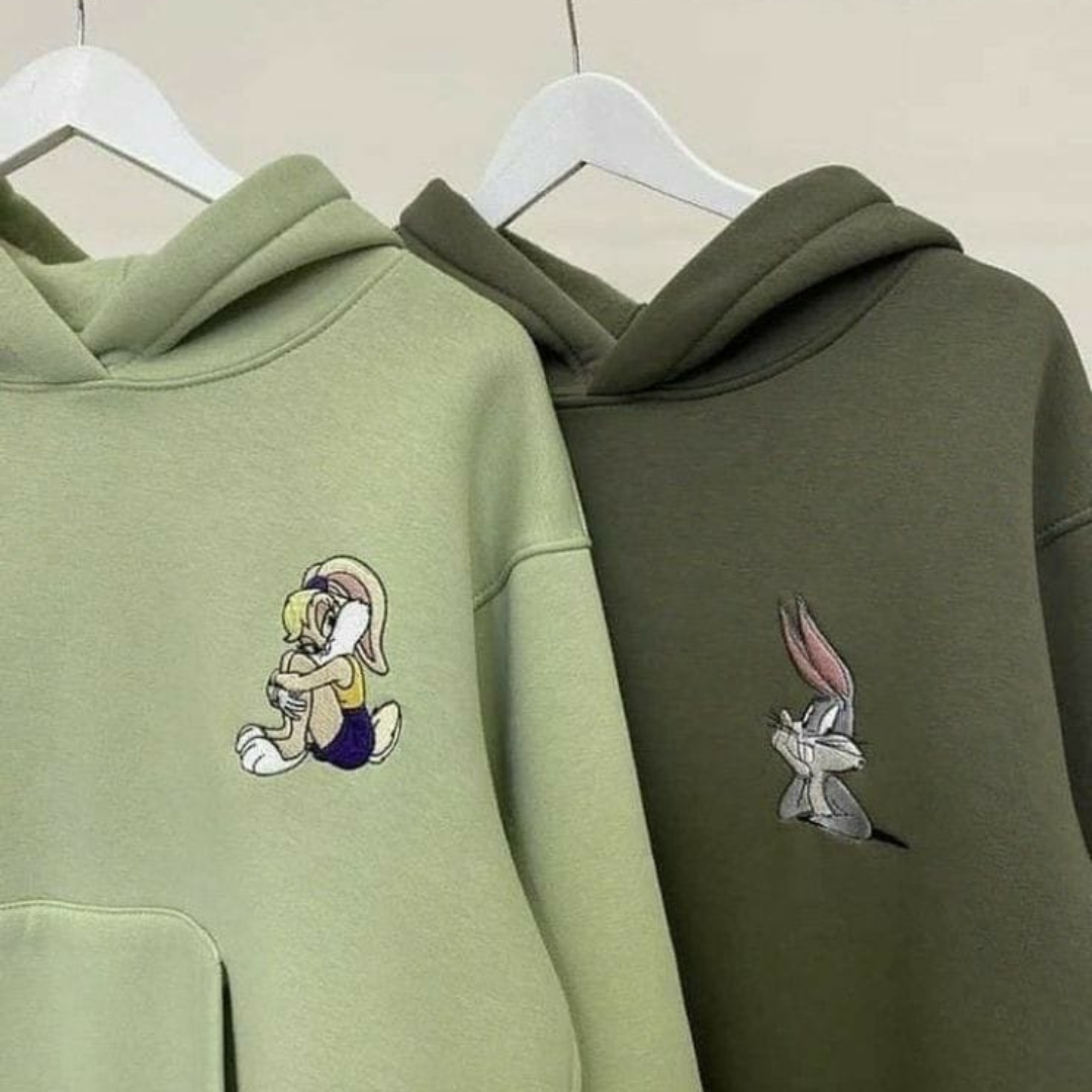 Bugs Bunny Couple Hoodies