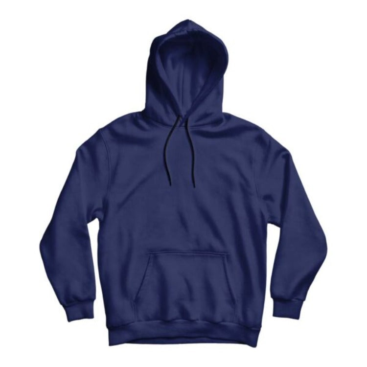 Plain Blue Hoodie Top Hoodies
