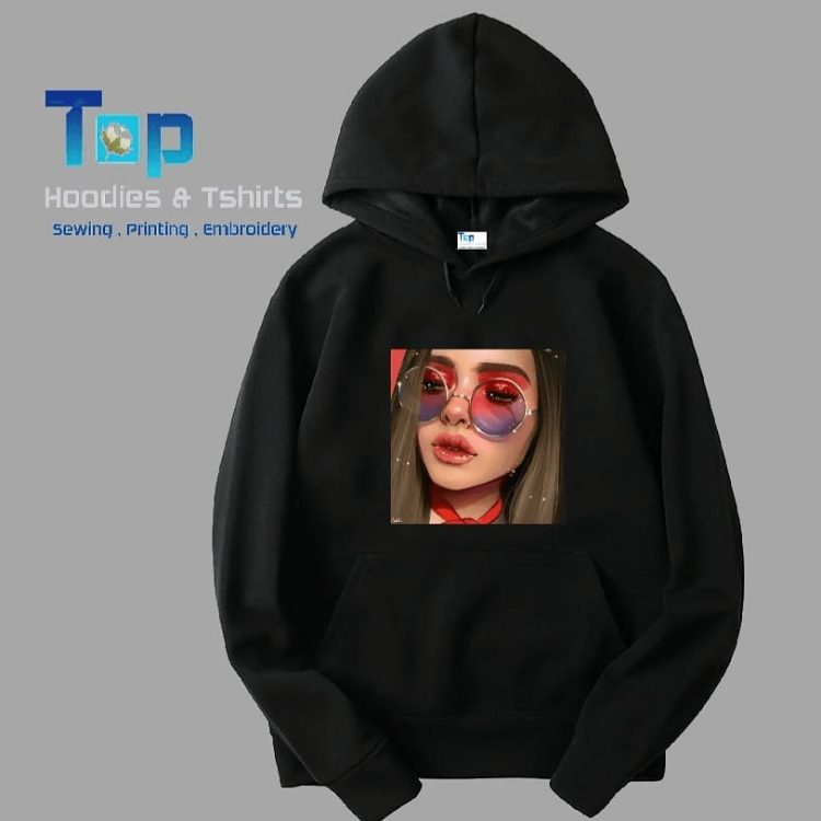 Girl with Glasses Hoodie - Top Hoodies