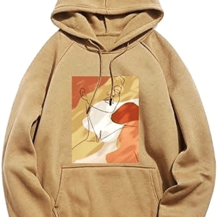 Hoodie with Painting - Top Hoodies