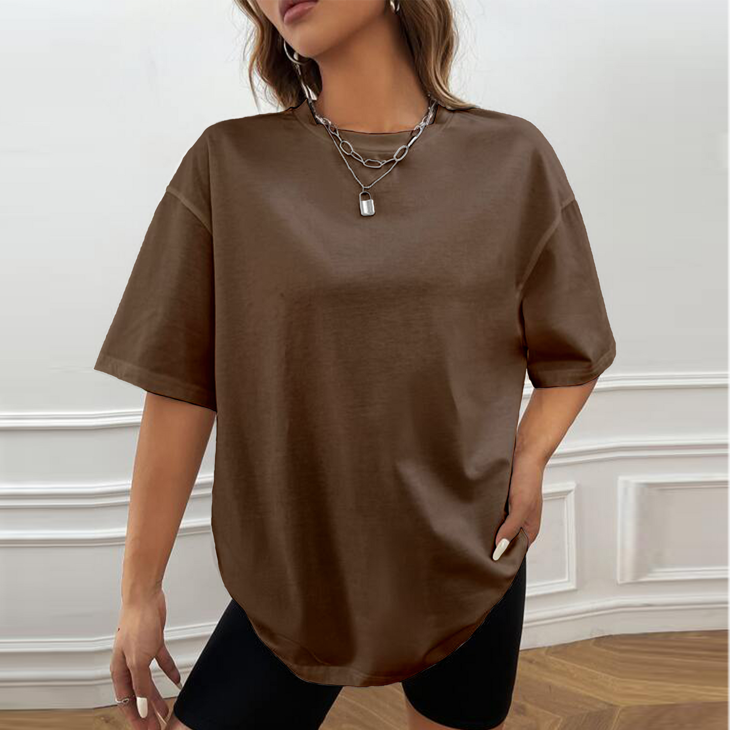 Plain Oversize T-Shirt For Women