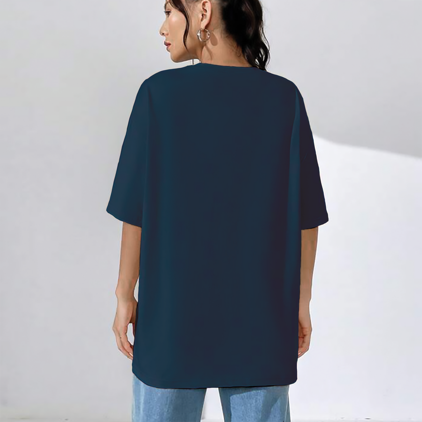 Plain Oversize T-Shirt For Women