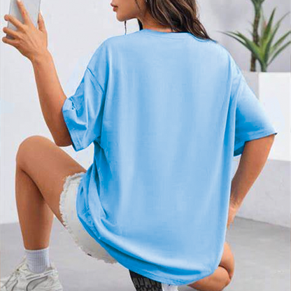 Plain Oversize T-Shirt For Women