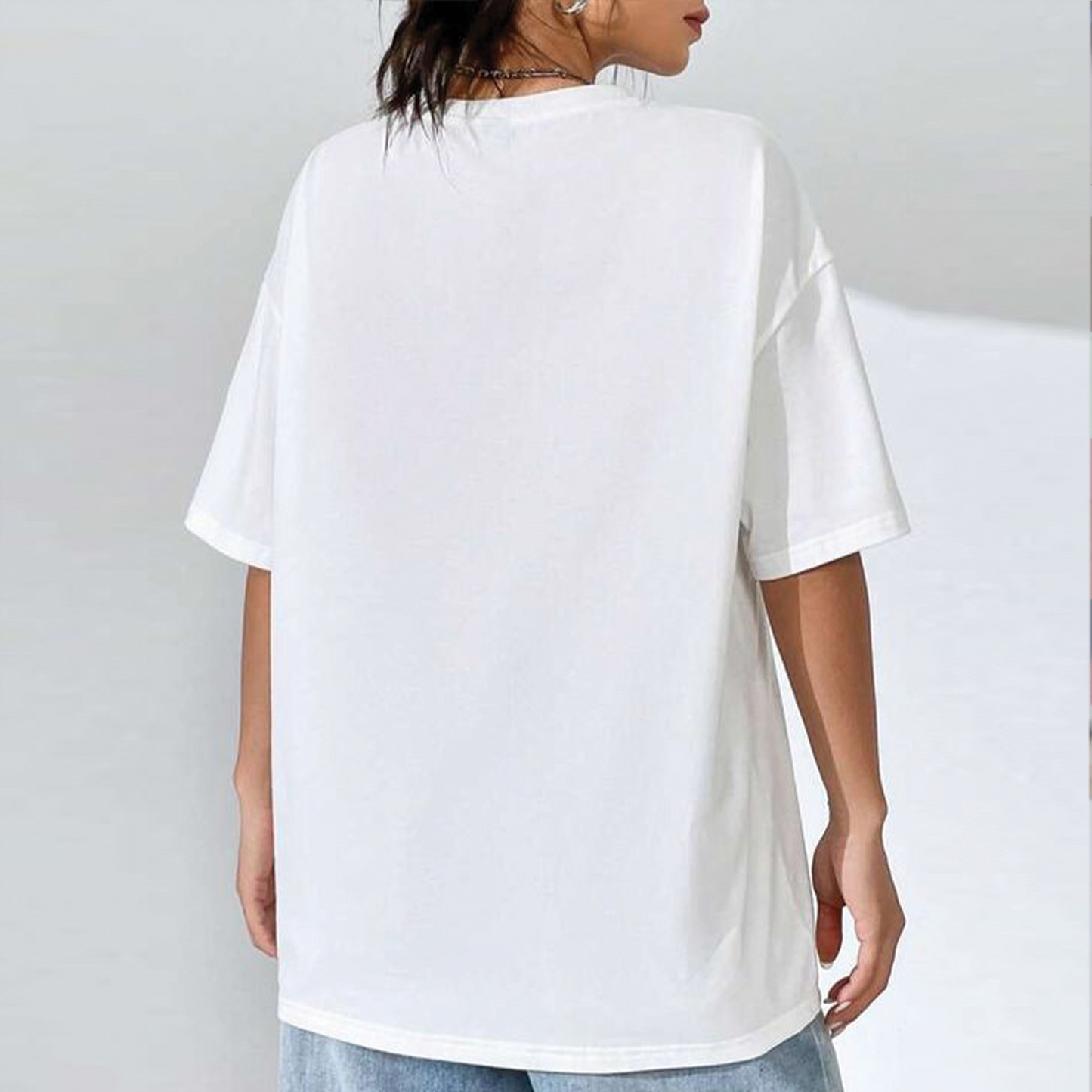Plain Oversize T-Shirt For Women