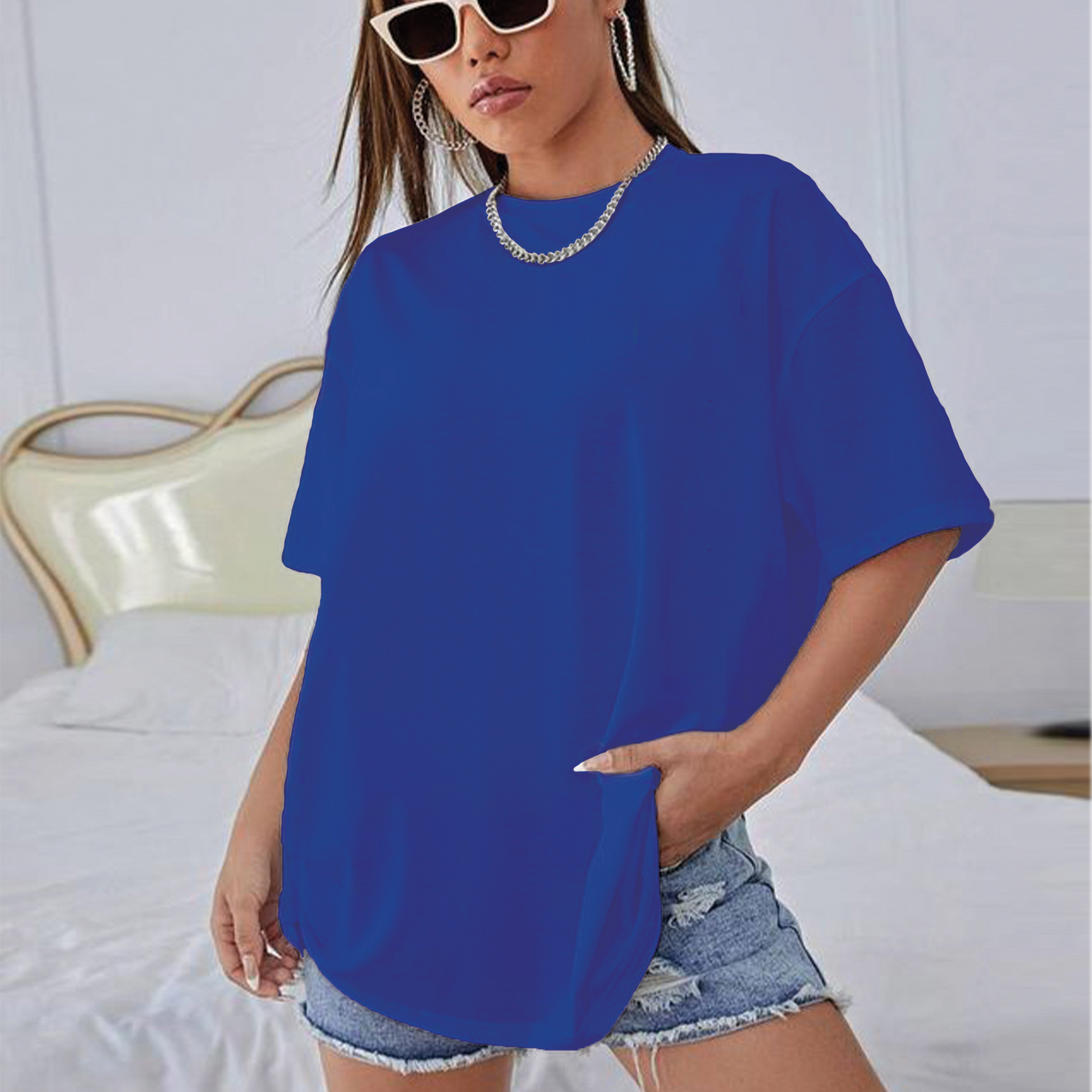 Plain Oversize T-Shirt For Women