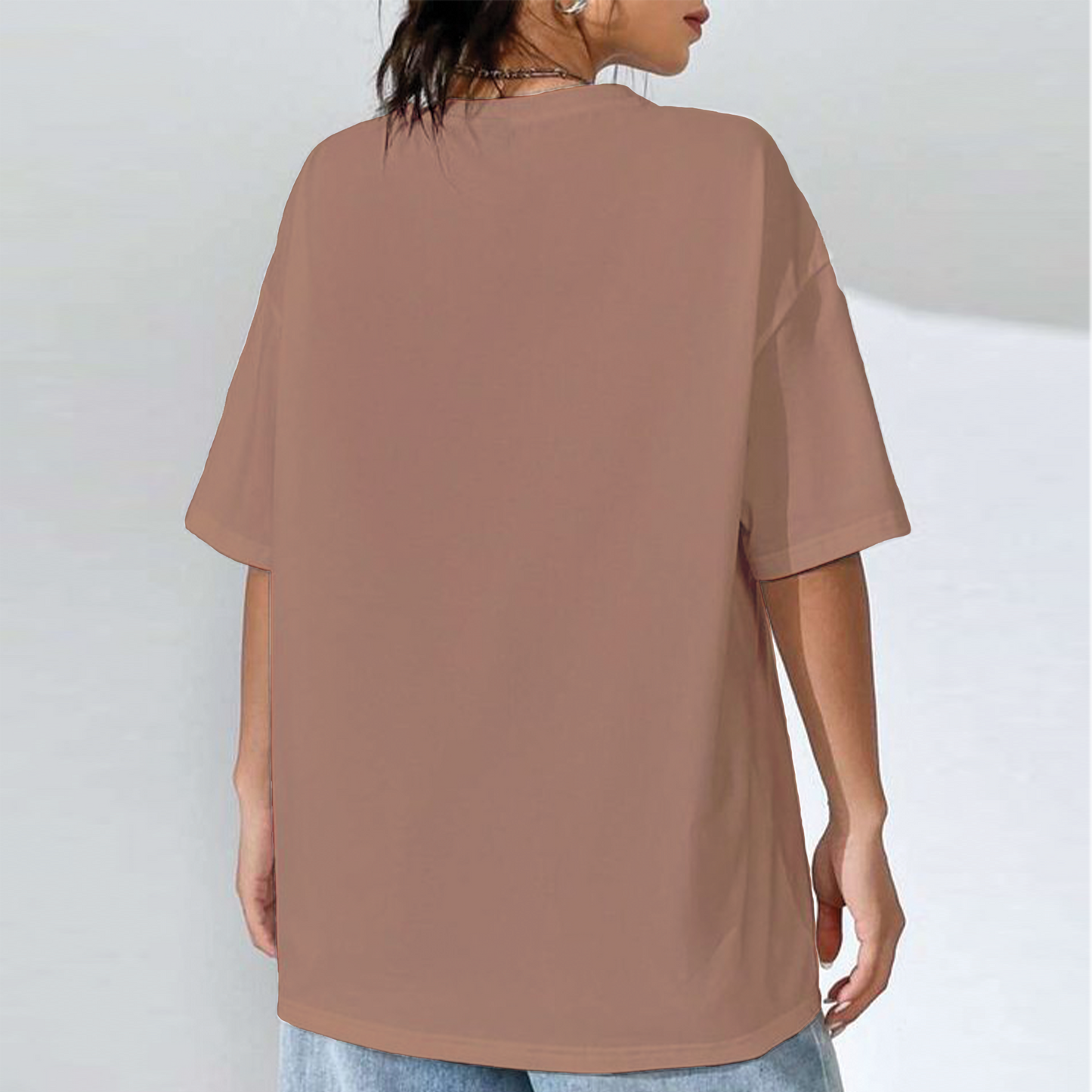 Plain Oversize T-Shirt For Women