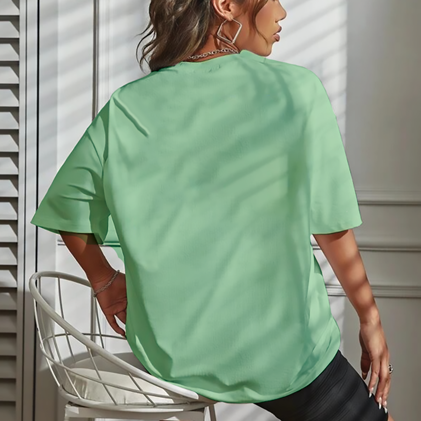 Plain Oversize T-Shirt For Women