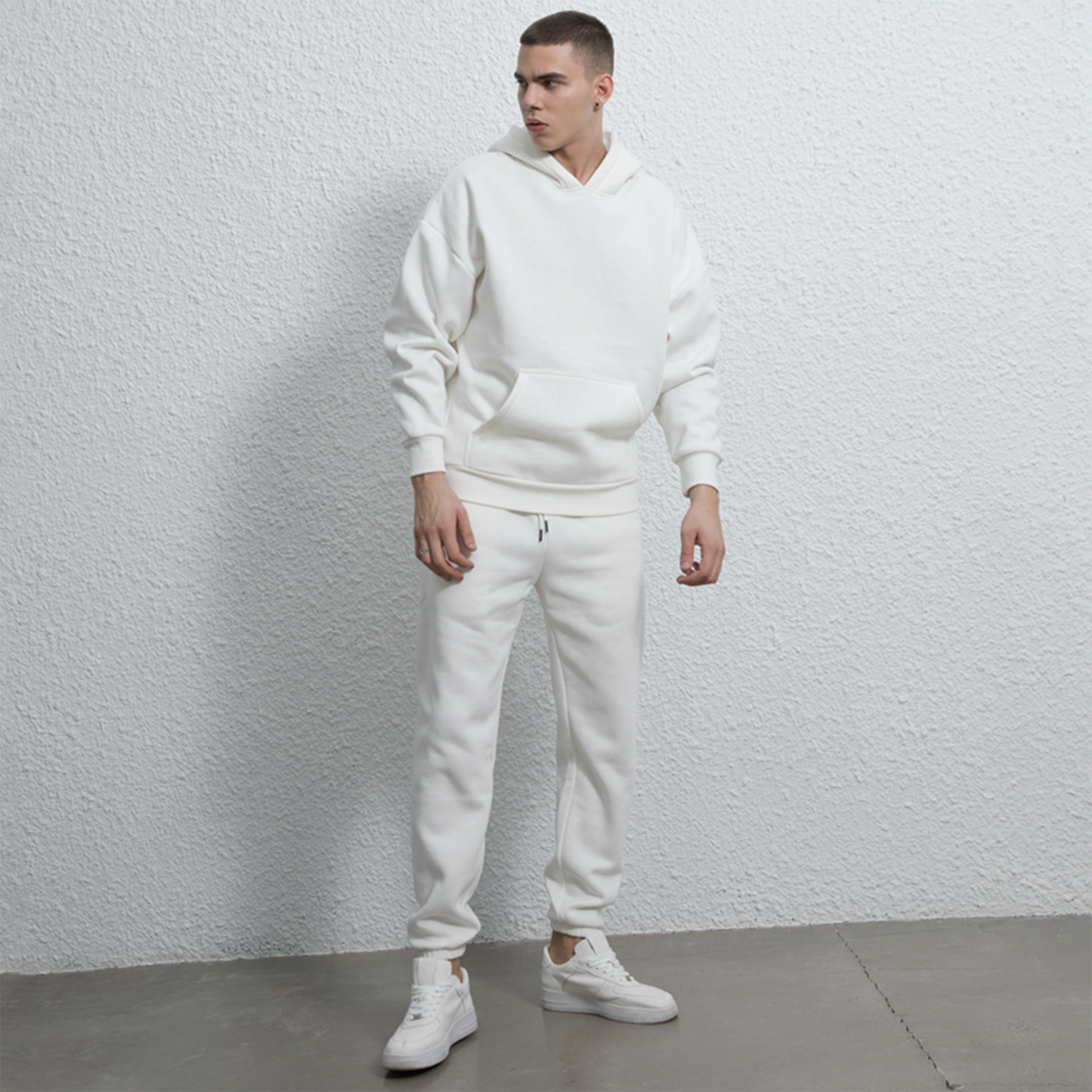 Plain Hoodie & trouser Set For Men