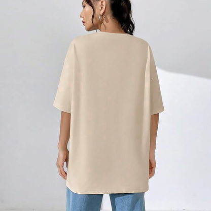 Plain Oversize T-Shirt For Women