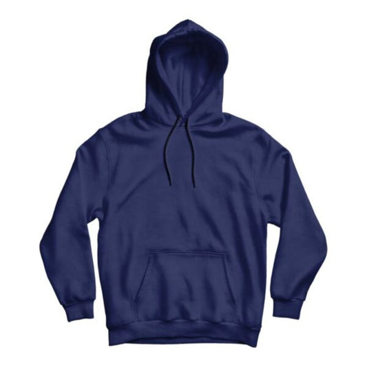 Plain Blue Hoodie Top Hoodies