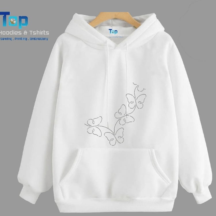 Butterfly Flower Hoodie - Top Hoodies