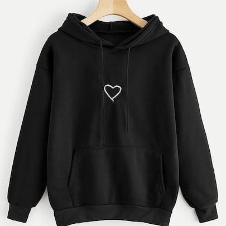 Heart Hoodie - Top Hoodies
