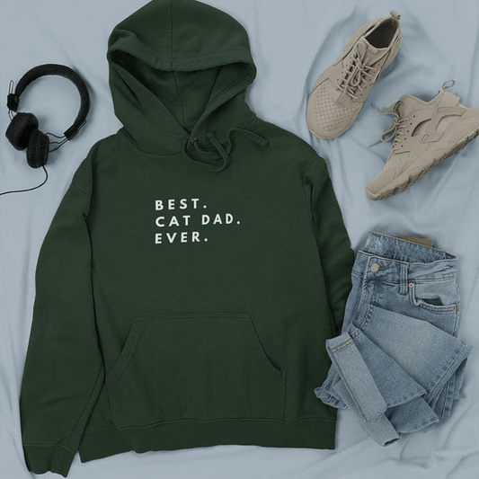 Best Cat Dad Ever Hoodie - Top Hoodies