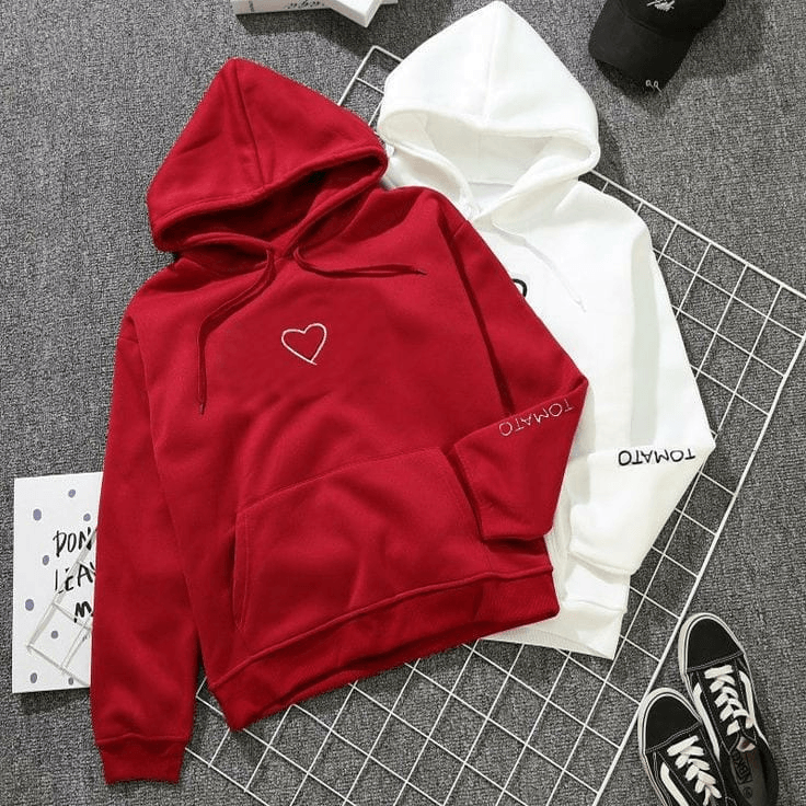 Heart Hoodie - Top Hoodies