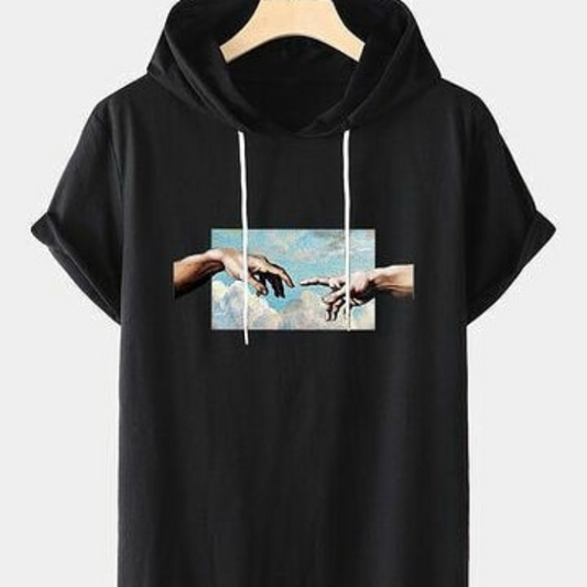 Oversized Sleeveless WIth Hands Hoodies - Top Hoodies