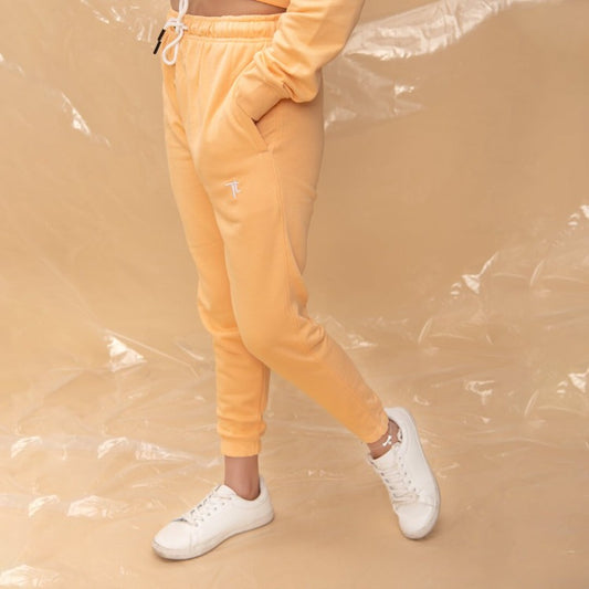 Beautiful Slim Printed Orange Sweatpants 2021