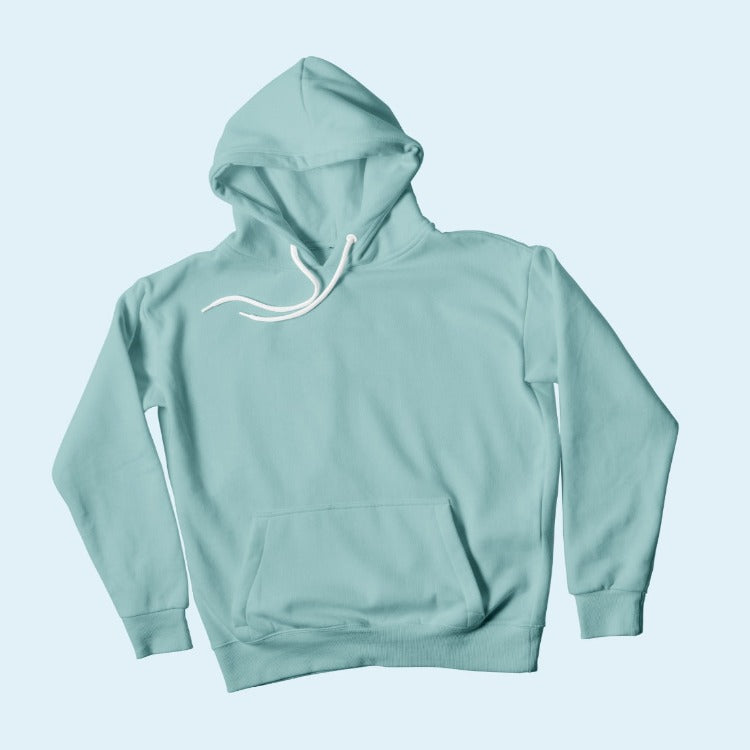 Plain Sky Blue Hoodie