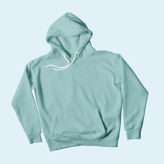 Plain Sky Blue Hoodie